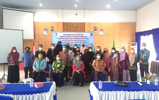 PENDAMPINGAN & FASILITASI PERZINAN BERUSAHA MELALUI SSISTEM OSS BERBASIS RESIKO & PEMENUHAN KOMITMEN SEKTOR INDUSTRI BAGI PELAKU IKM Di KAB. HSS TAHUN 2021