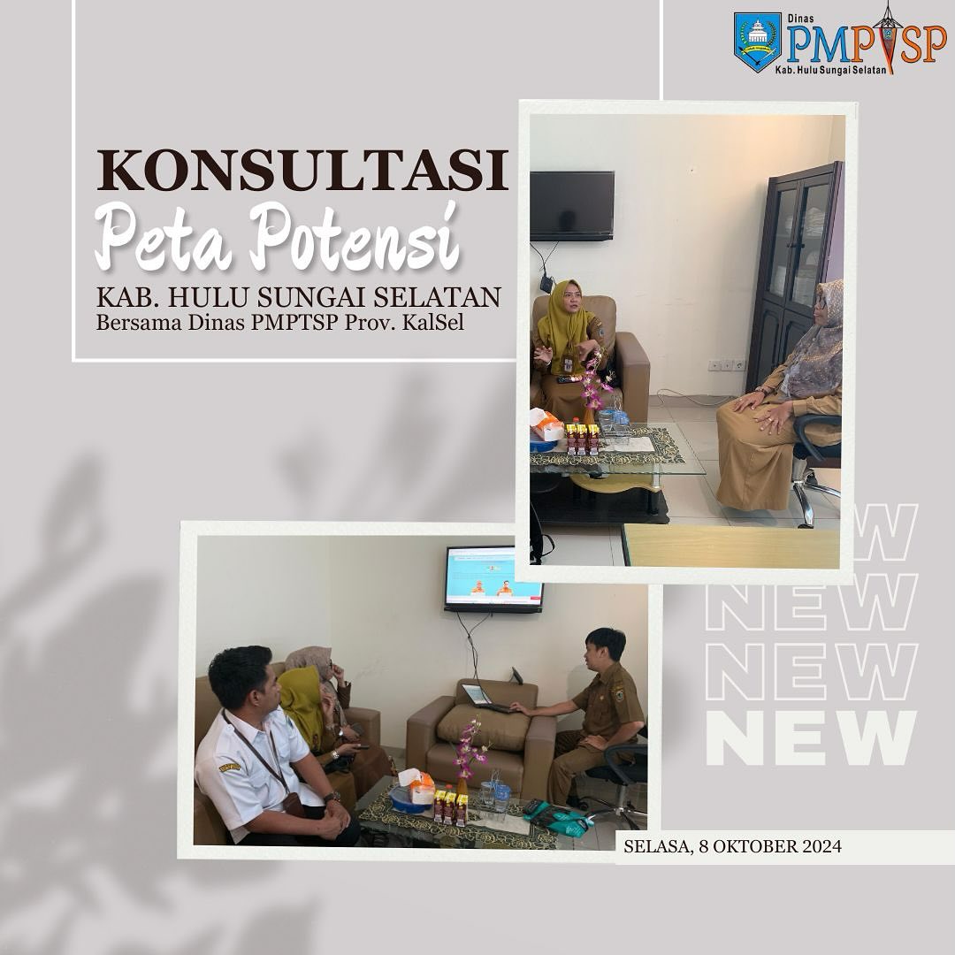 KONSULTASI PETA POTENSI KABUPATEN HULU    SUNGAI SELATAN