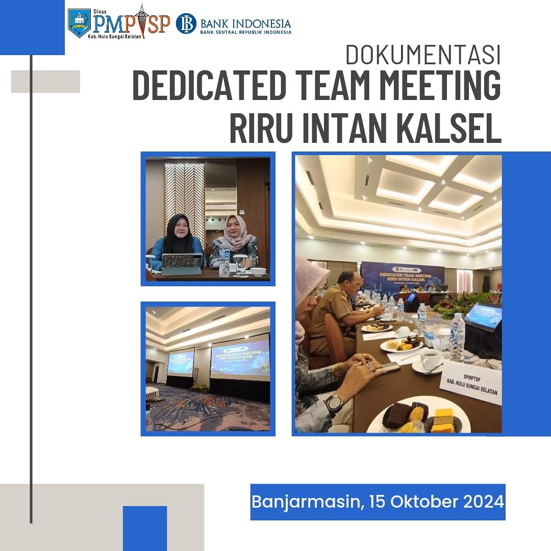 DEDICATED TEAM MEETING RIRU INTAN KALSEL