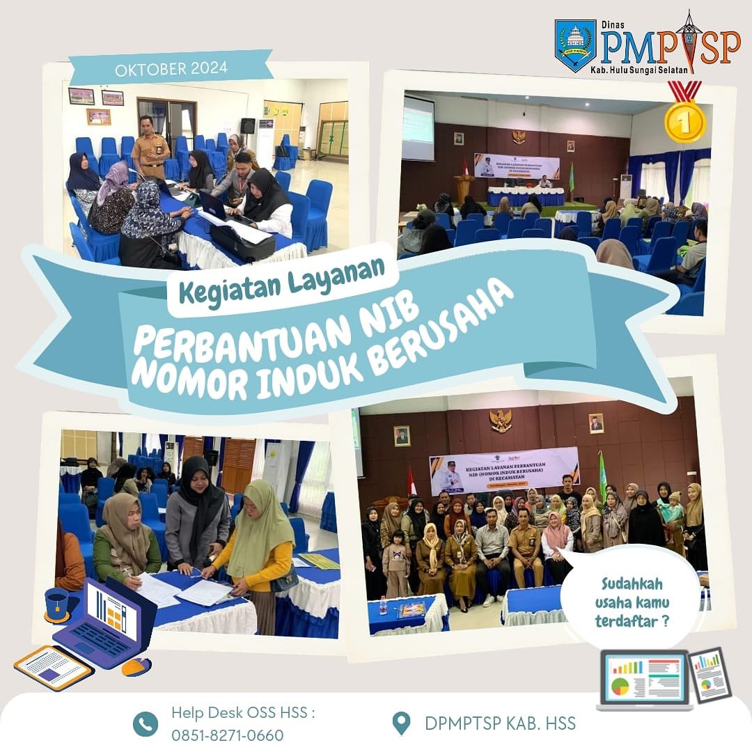 KEGIATAN LAYANAN PERBANTUAN NIB (NOMOR INDUK BERUSAHA)