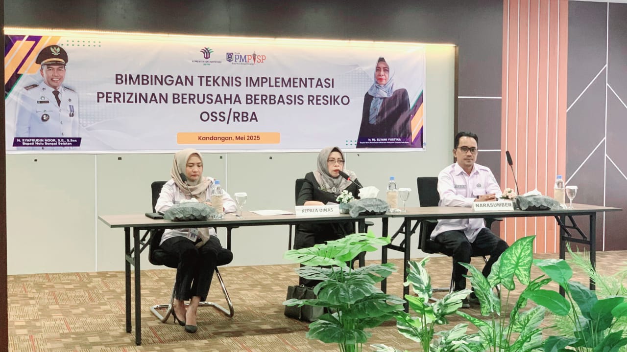 BIMBINGAN TEKNIS IMPLEMENTASI PERIZINAN BERUSAHA BERBASIS RESIKO OSS/RBA