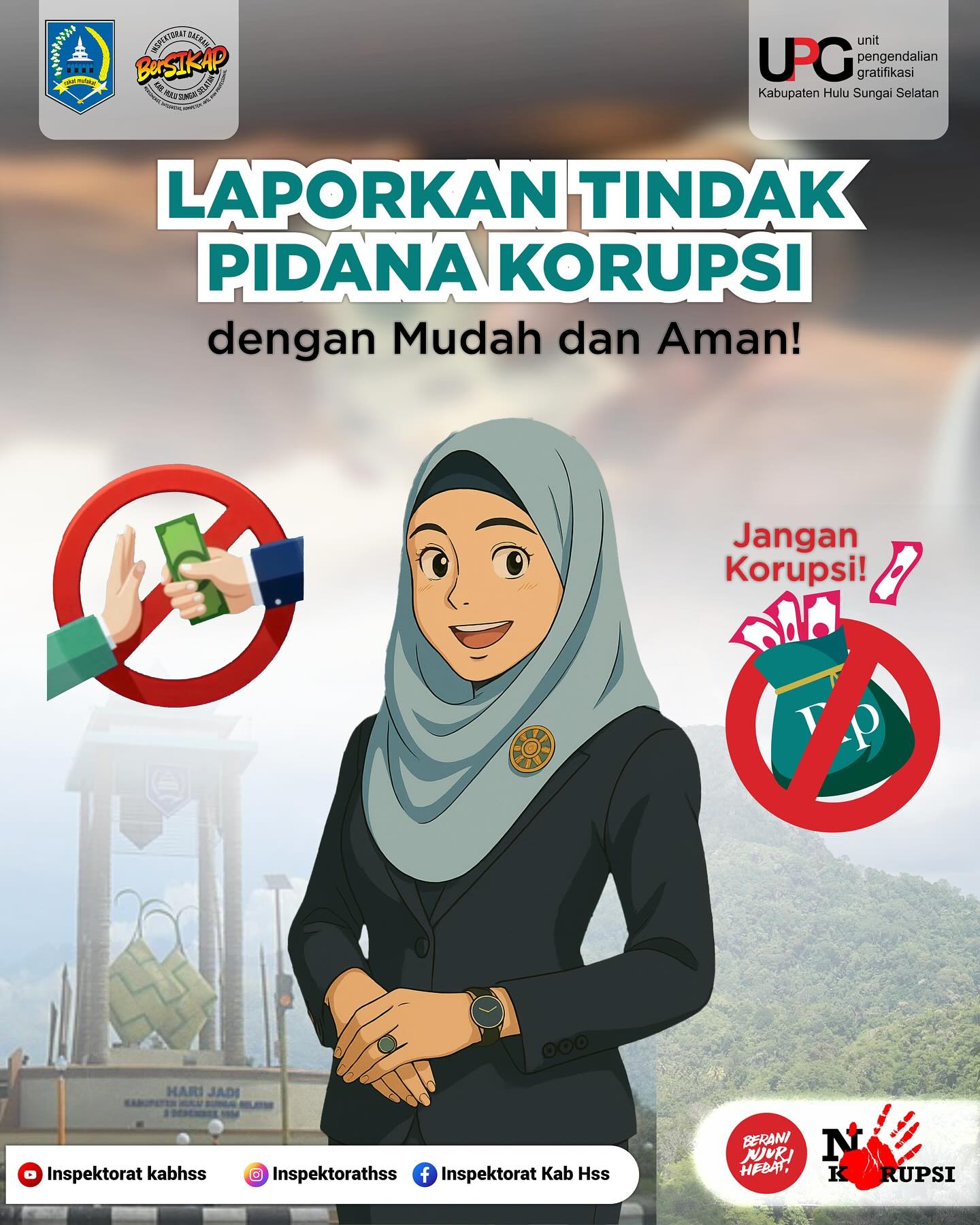 LAPORKAN TINDAK PIDANA KORUPSI