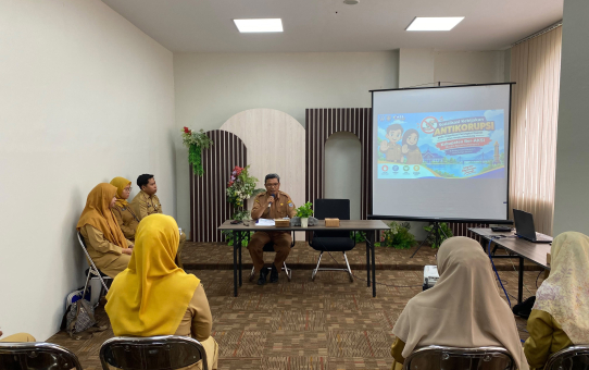 DINAS PMPTSP KABUPATEN HULU SUNGAI SELATAN MENGIKUTI KEGIATAN MONITORING PEMAHAMAN DAN IMPLEMENTASI KEBIJAKAN ANTIKORUPSI SERTA PENGELOLAAN KONFLIK KEPENTINGAN