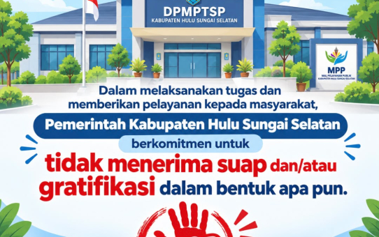 KOMITMEN DINAS PMPTSP KABUPATEN HULU SUNGAI SELATAN
